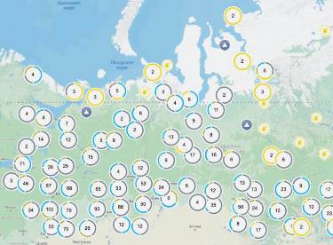 Карта контейнерных площадок и предприятий по обращению с ТКО стала доступна для всех россиян