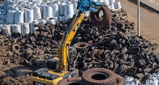 В Подмосковье запустили новый цех по производству резиновой крошки из старых шин