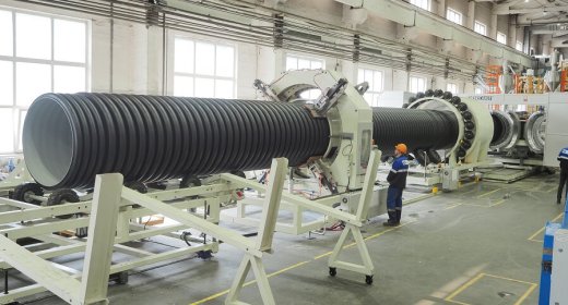В Калужской области открылось производство новых для России полимерных труб 